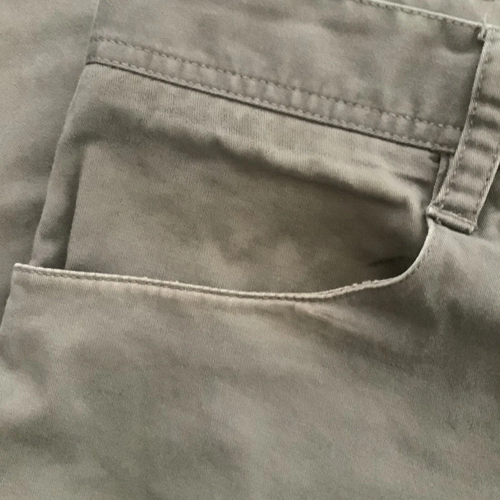 Perry Ellis Men's Casual 5 Pocket Twill Pants Grey Olive 34x30